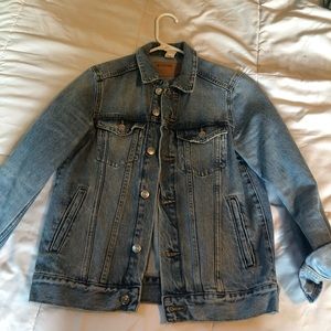 Light wash denim jacket